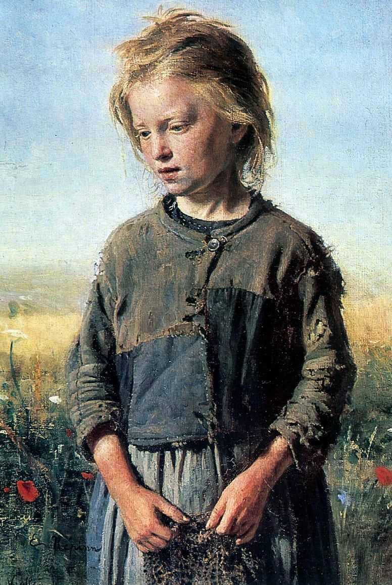 Ilia Efimovich Repin Fisher-Girl - Canvas Print