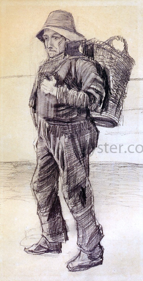 Vincent Van Gogh Fisherman - Canvas Print