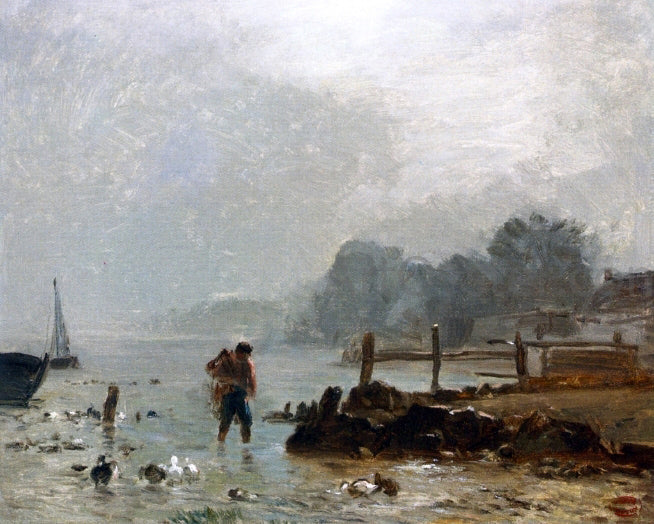 Constant Troyon Fisherman - Canvas Print