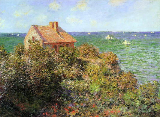 Claude Oscar Monet A Fisherman's Cottage at Varengeville - Canvas Print