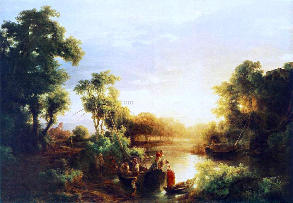 The Elder Karoly Marko Fishermen - Canvas Print