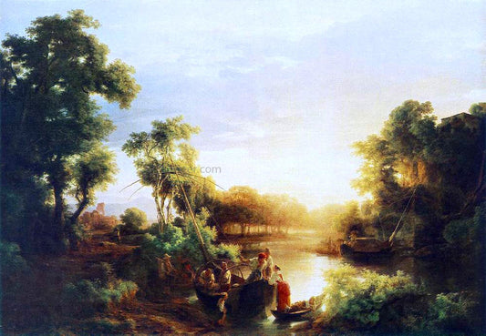 The Elder Karoly Marko Fishermen - Canvas Print