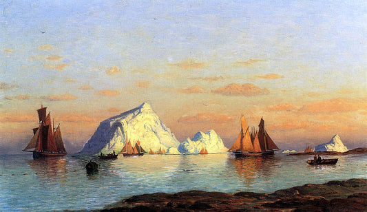 William Bradford Fishermen off the Coast of Labrador - Canvas Print