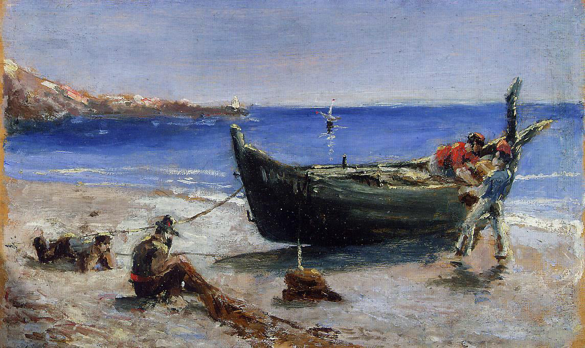 Henri De Toulouse-Lautrec A Fishing Boat - Canvas Print
