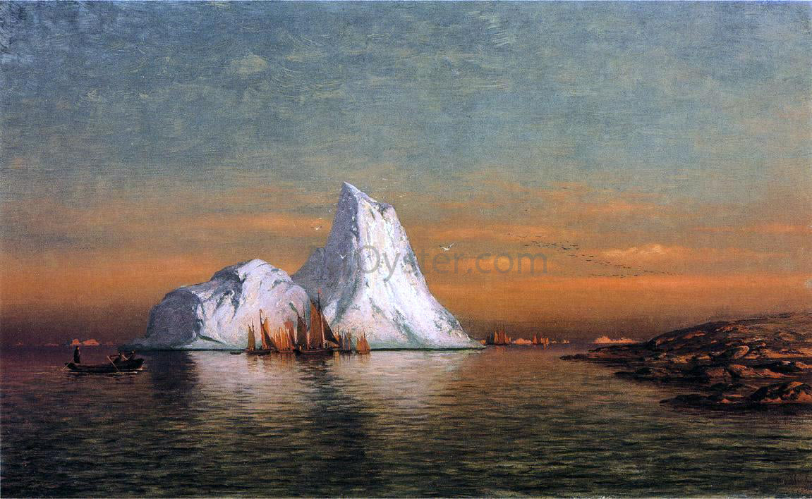 William Bradford Fishing Fleet off Labrador - Canvas Print