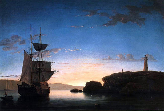 Fitz Hugh Lane Fishing Party - Canvas Print