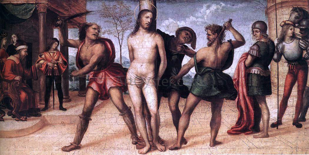 Il Sodoma Flagellation of Christ - Canvas Print