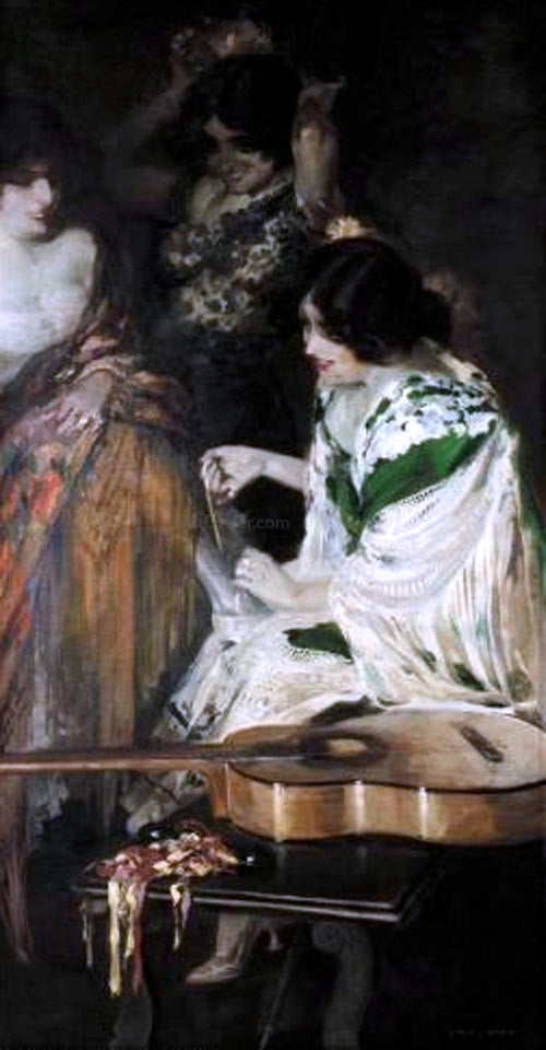 Julio Vila Prades Flamencas - Canvas Print