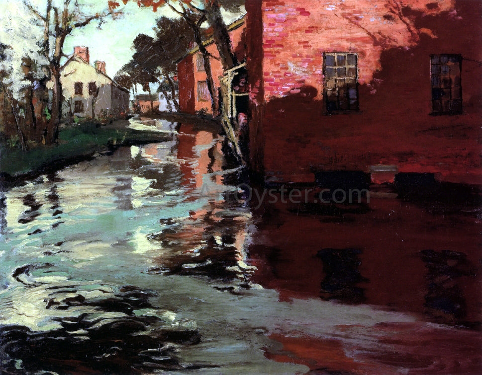 Jonas Lie Flood, Plainfield, New Jersey - Canvas Print