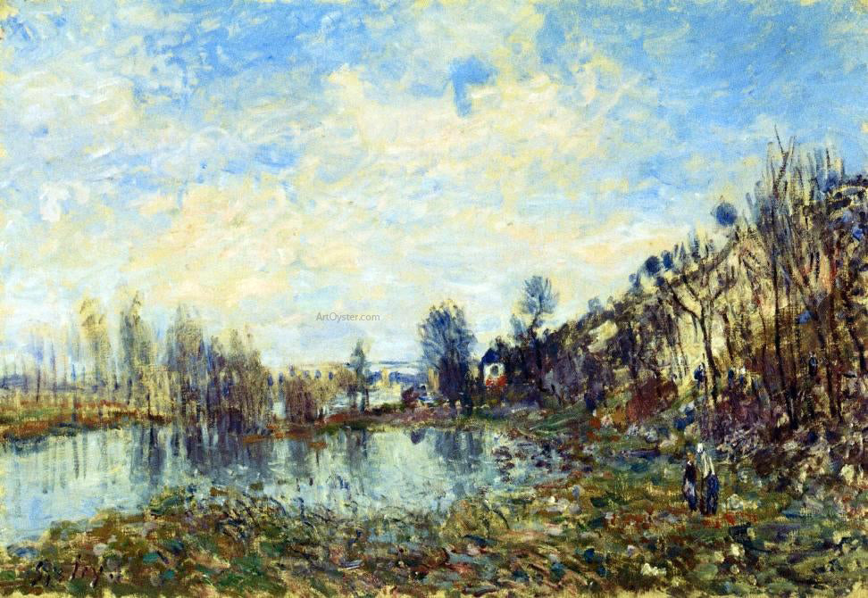 Alfred Sisley Flooded Field - Canvas Print