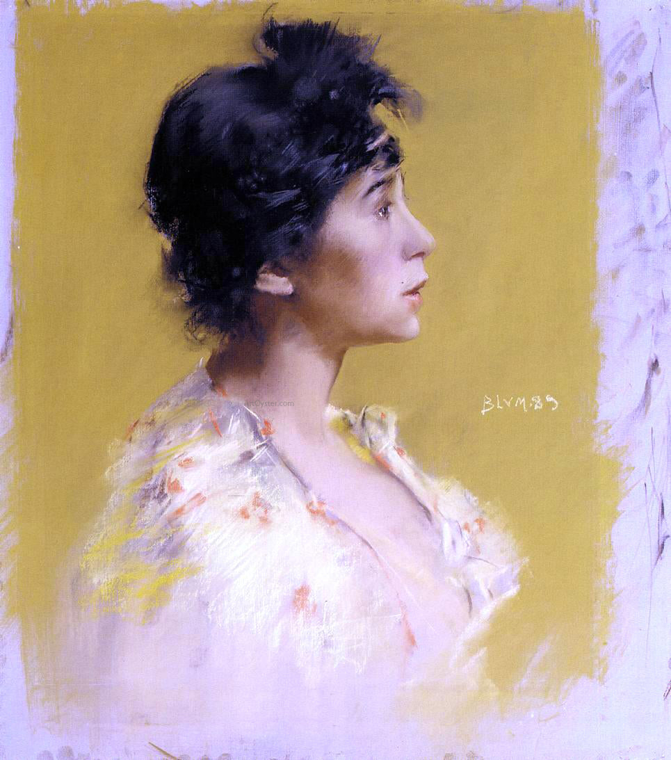 Robert Frederick Blum Flora de Stephano, The Artist's Model - Canvas Print