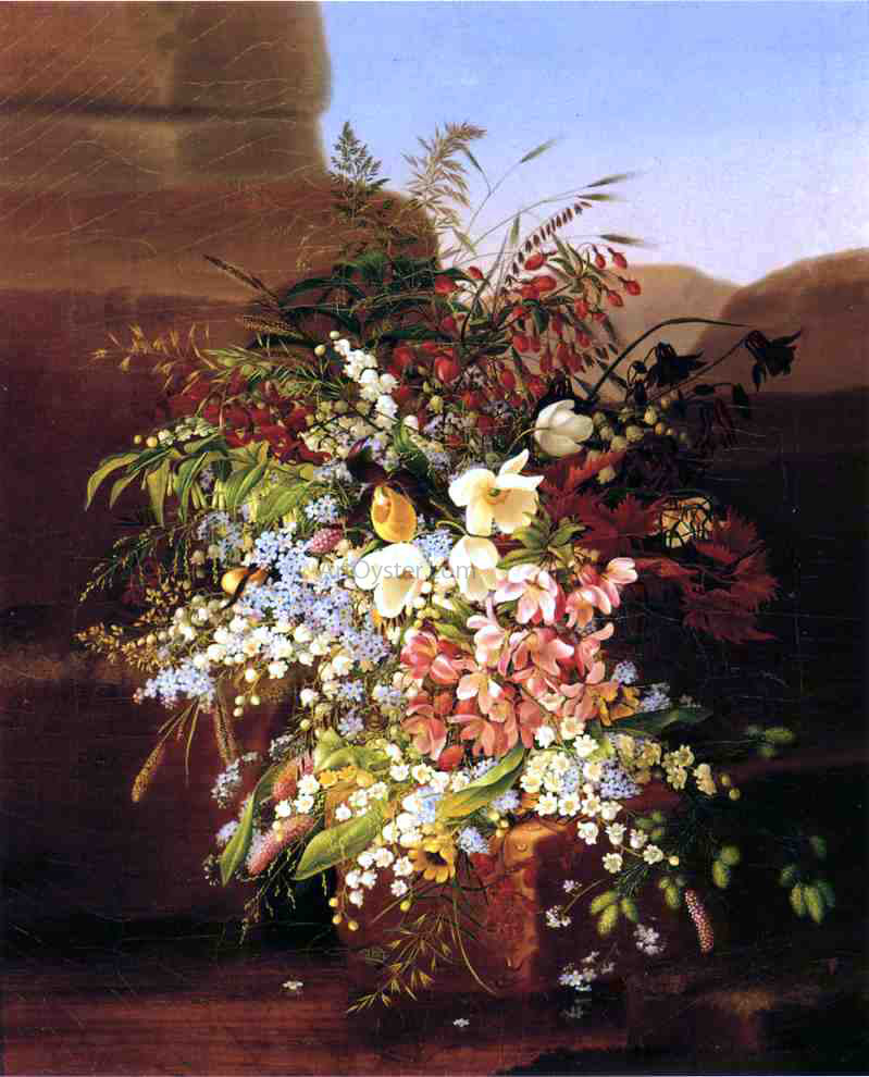 Adelheid Dietrich Floral Still Life - Canvas Print
