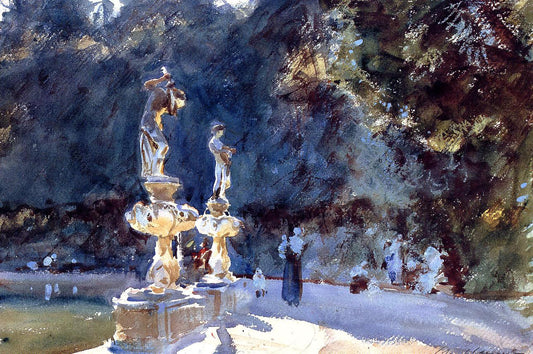John Singer Sargent Florence: Fountain, Boboli Gardens - Canvas Print