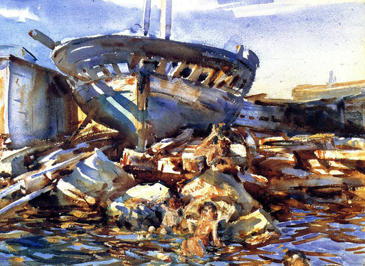 John Singer Sargent Flotsam and Jetsam - Canvas Print