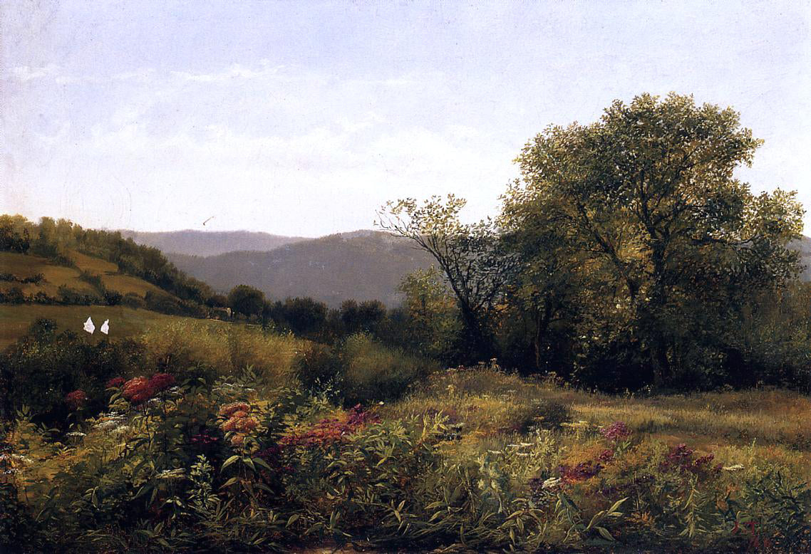 Jerome B. Thompson Flowering Field - Canvas Print