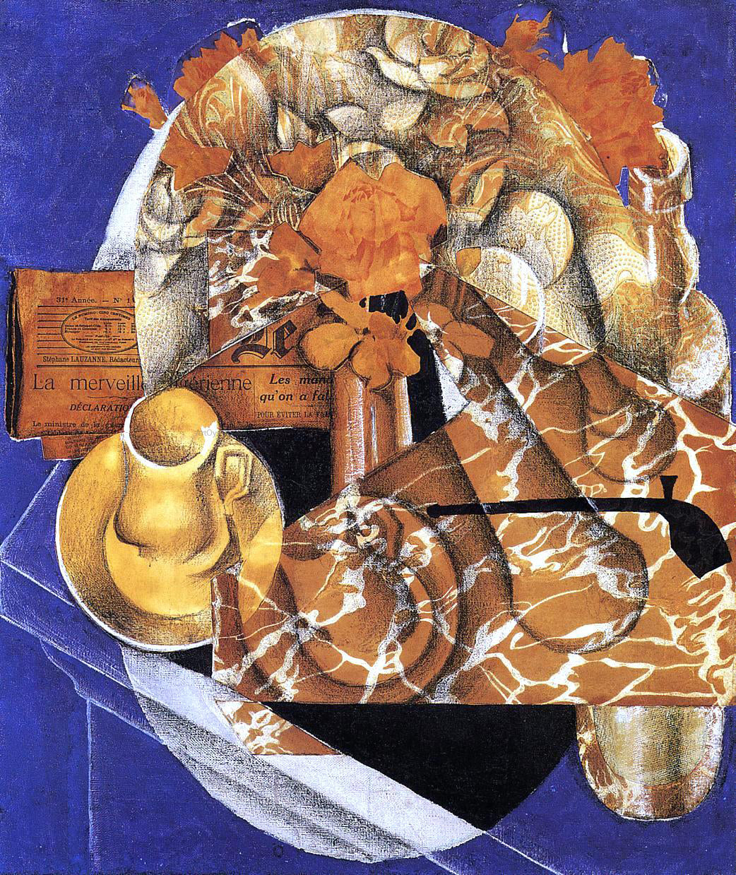 Juan Gris Flowers - Canvas Print