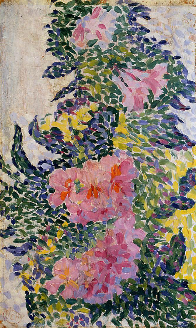 Henri Edmond Cross Flowers - Canvas Print