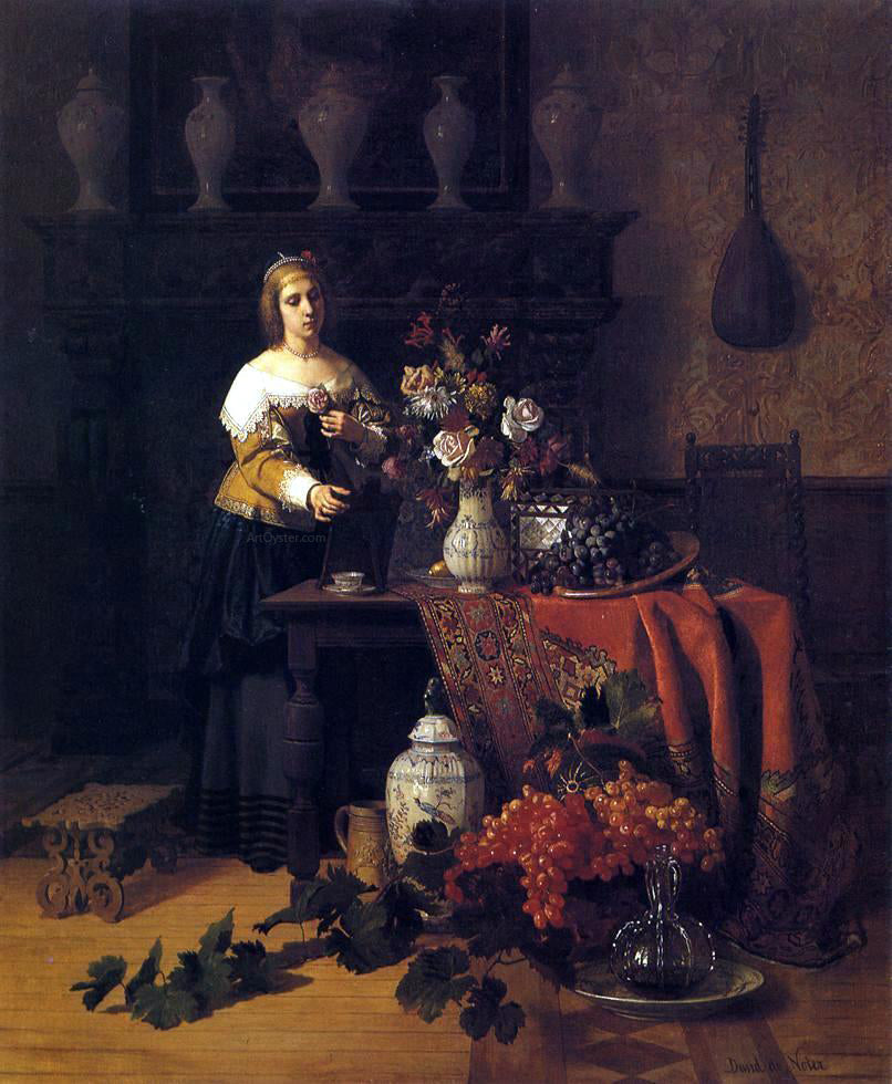 David Emile Joseph De Noter Fond Rememberances - Canvas Print