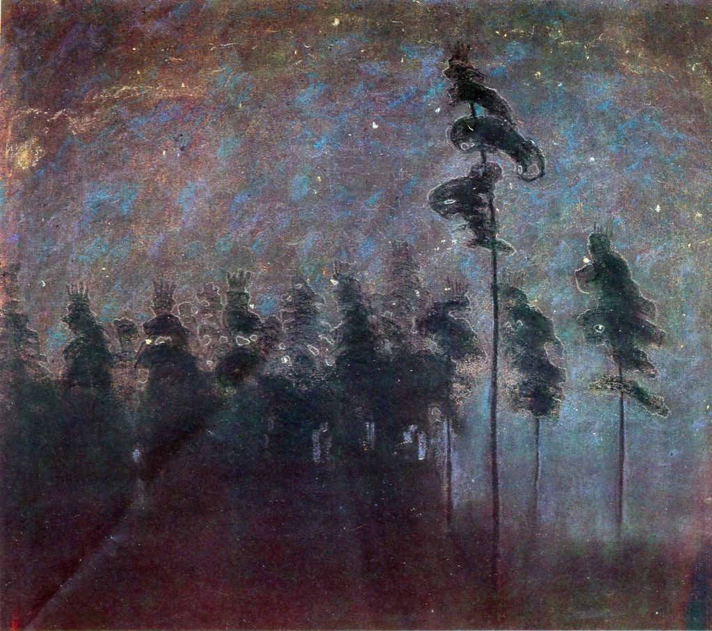 Mikalojus Ciurlionis Forest - Canvas Print
