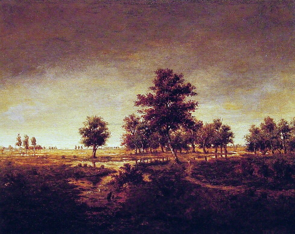 Theodore Rousseau Forest at Fontainebleau - Canvas Print
