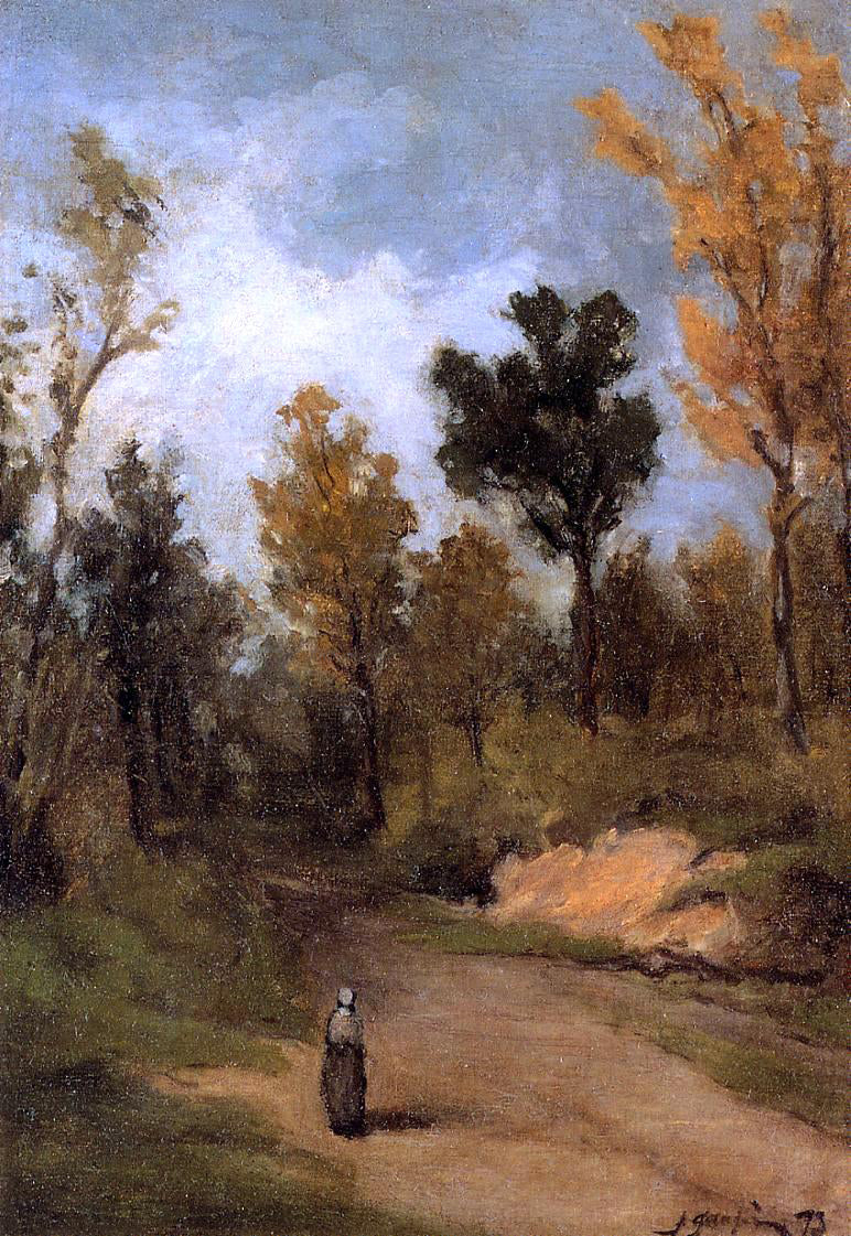Paul Gauguin Forest Path - Canvas Print