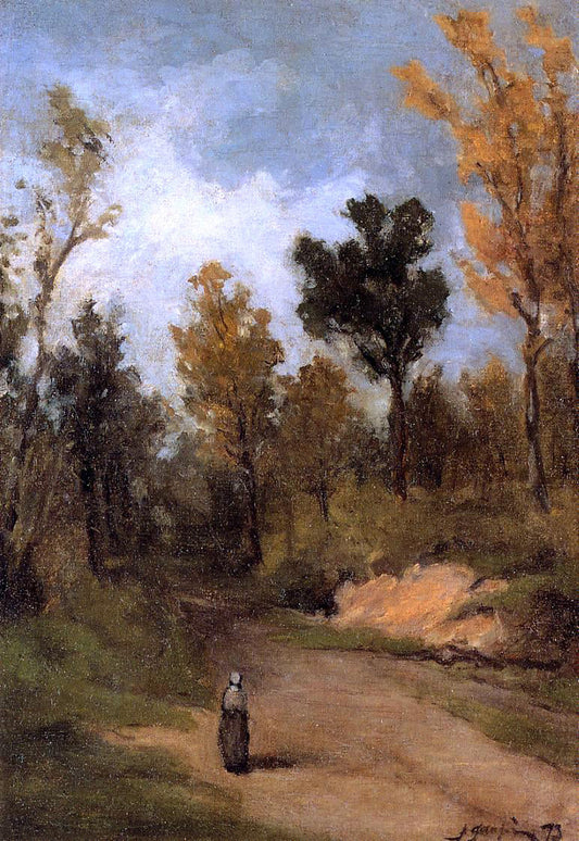 Paul Gauguin Forest Path - Canvas Print