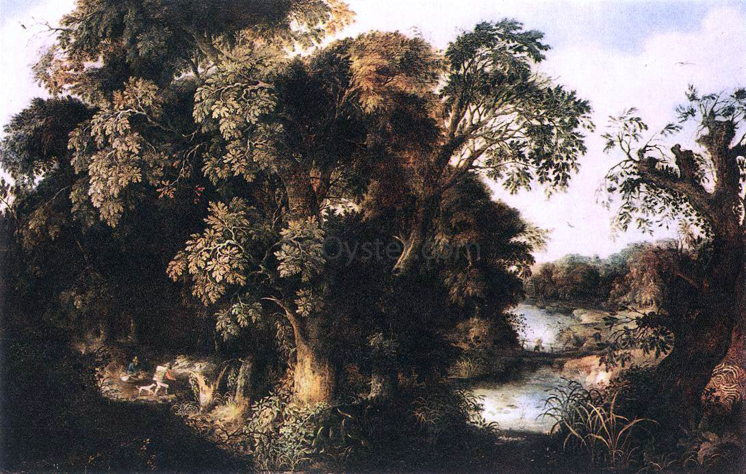 Alexander Keirincx Forest Scene - Canvas Print