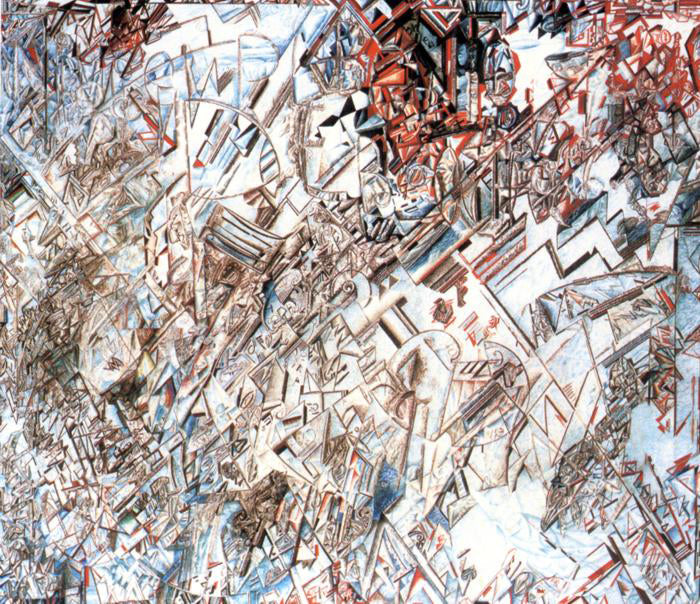 Pavel Filonov Formula of the Revolution - Canvas Print