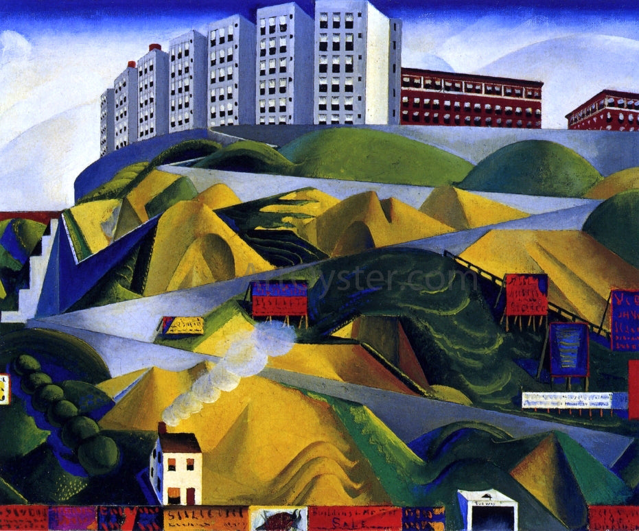 Preston Dickinson Fort George Hill - Canvas Print