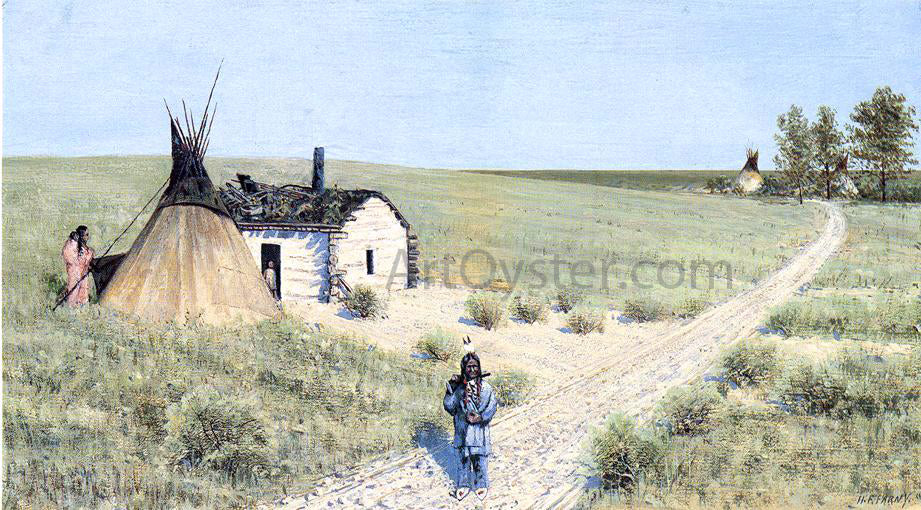 Henry F Farney Fort Totten Trail - Canvas Print