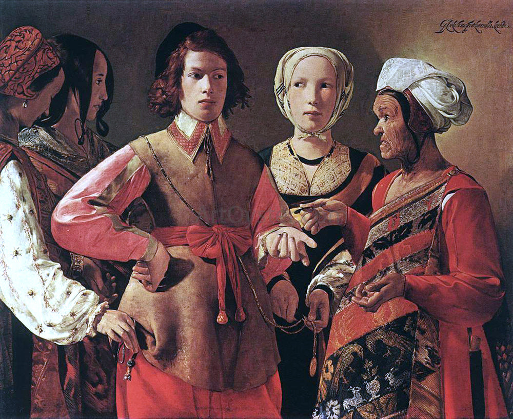 Georges De La Tour Fortune Teller - Canvas Print
