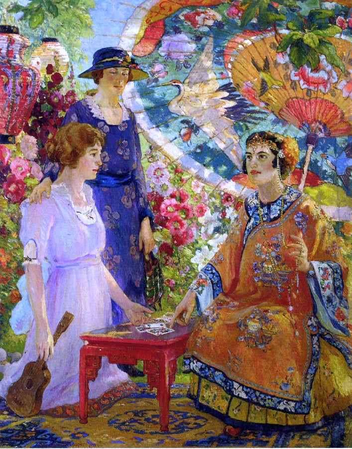 Colin Campbell Cooper A Fortune Teller - Canvas Print