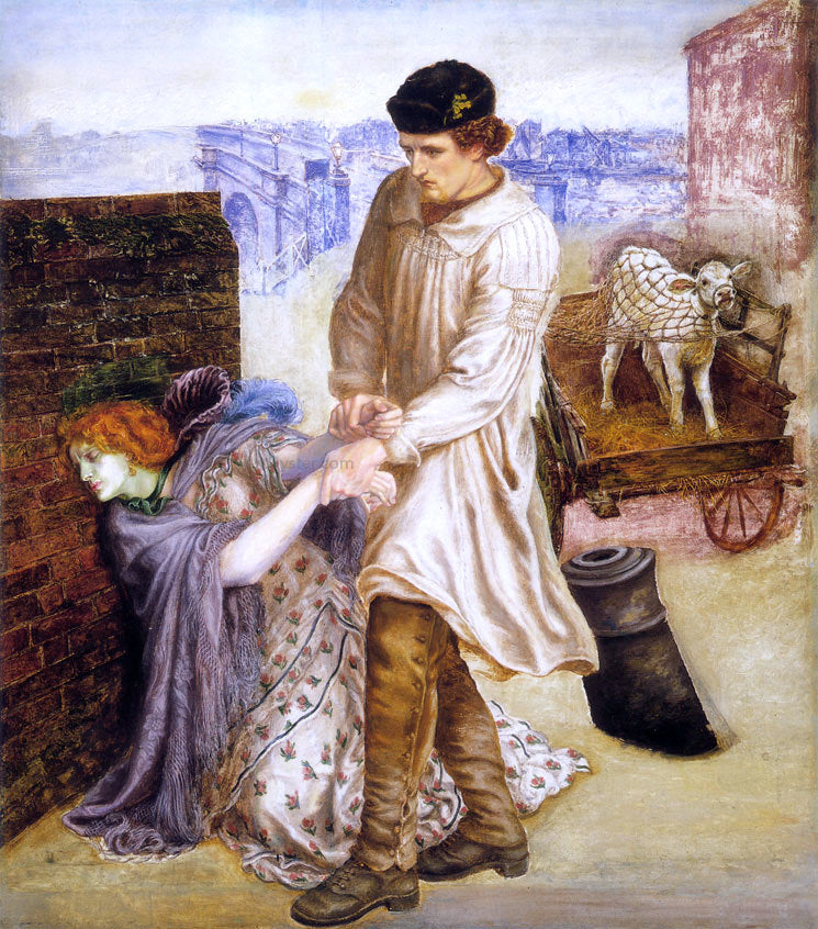 Dante Gabriel Rossetti Found - Canvas Print