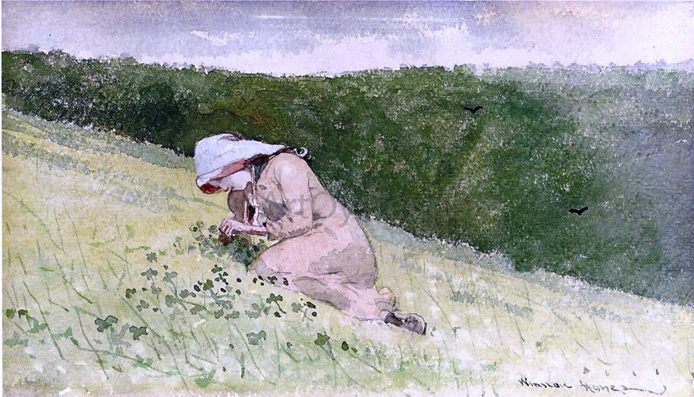 Winslow Homer Four Leaf Clover - Canvas Print