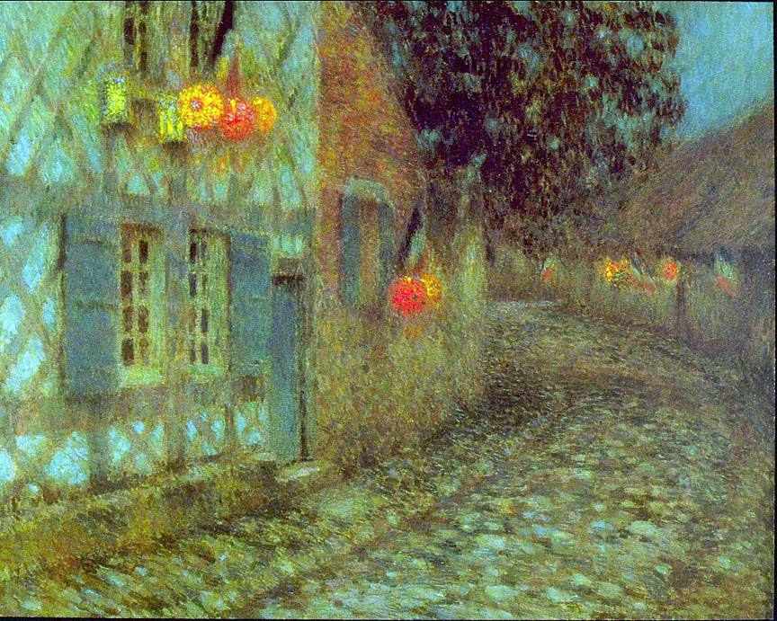 Henri Le Sidaner Fourteenth of July - Canvas Print