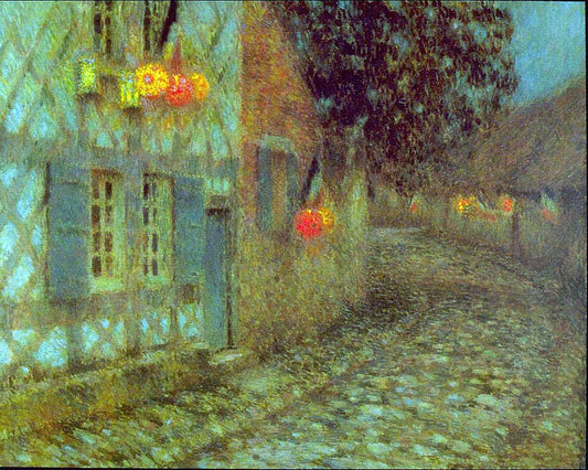 Henri Le Sidaner Fourteenth of July - Canvas Print