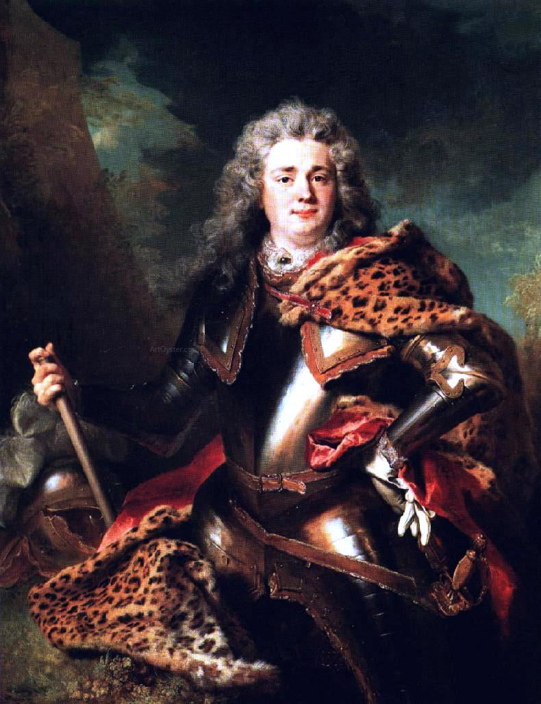 Nicolas De Largilliere Francois de Gontaut, Duc de Biron - Canvas Print