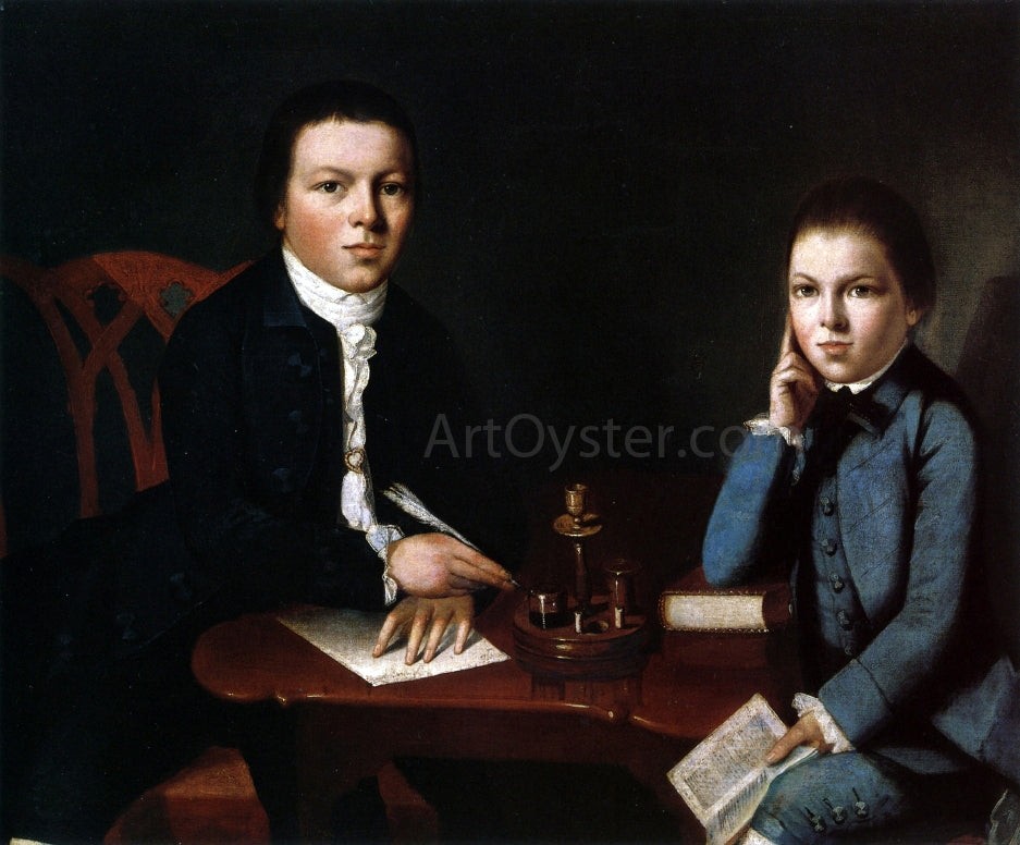 Gilbert Stuart Francis Malbone and His Brother Saunders - Canvas Print
