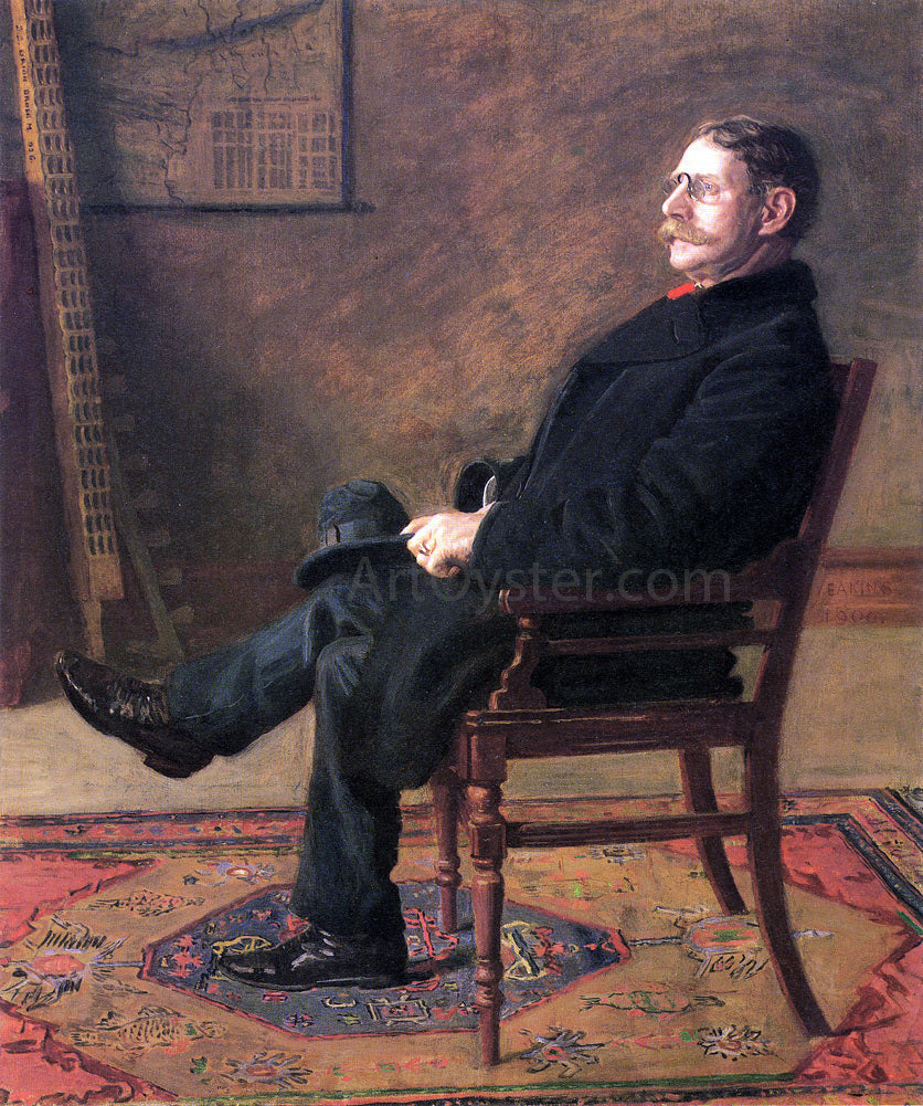 Thomas Eakins Frank Jay St. John - Canvas Print