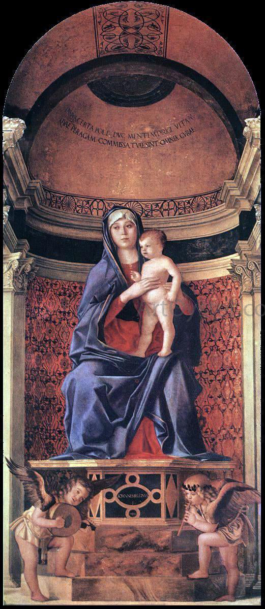 Giovanni Bellini Frari Triptych (detail) - Canvas Print