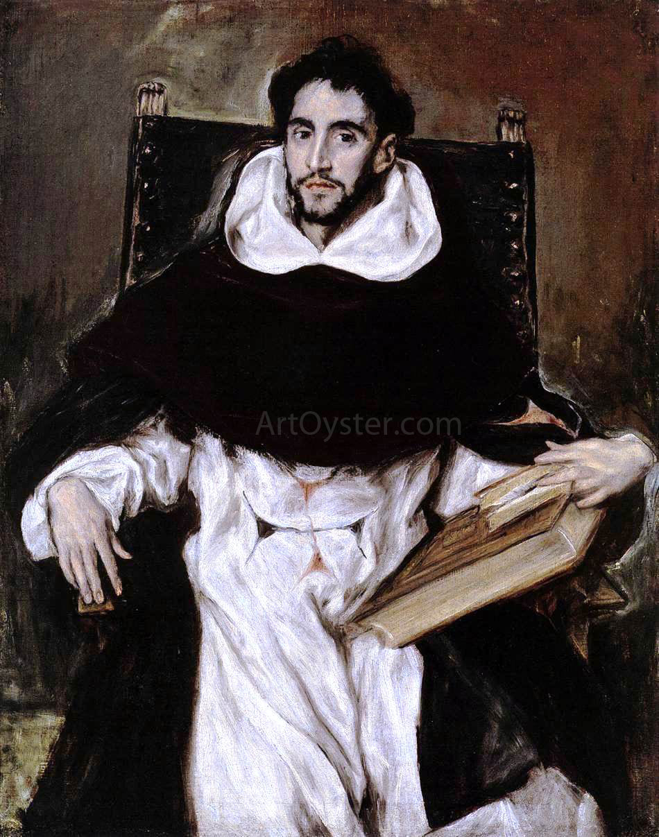 El Greco Fray Hortensio Felix Paravicino - Canvas Print