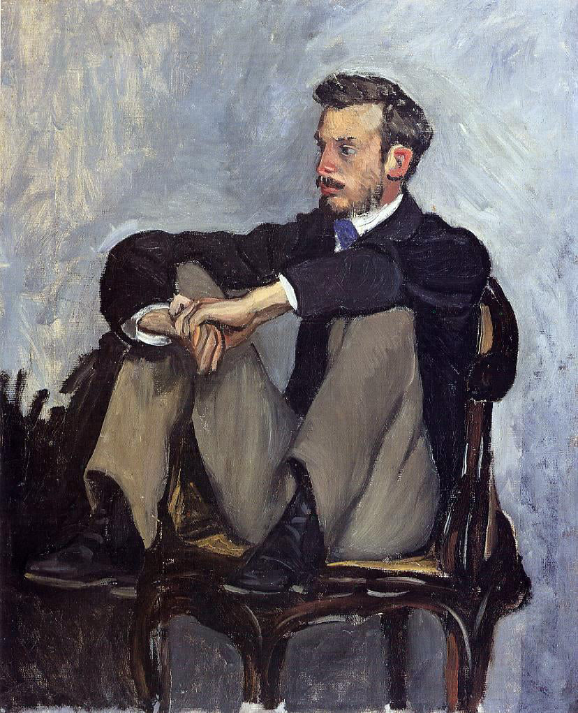 Pierre Auguste Renoir Frederic Bazille - Canvas Print