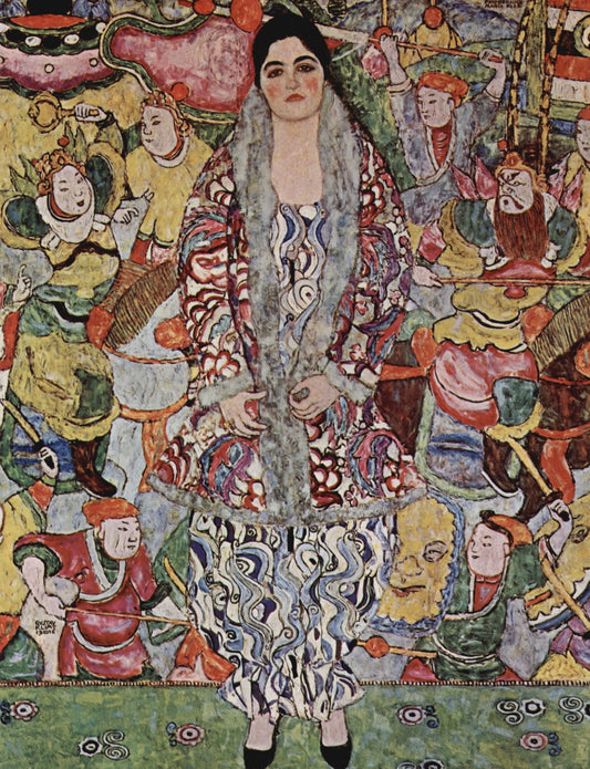 Gustav Klimt Fredericke Maria Beer - Canvas Print