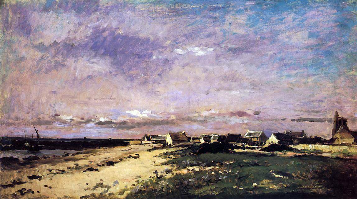 Charles Francois Daubigny French Coastal Scene - Canvas Print