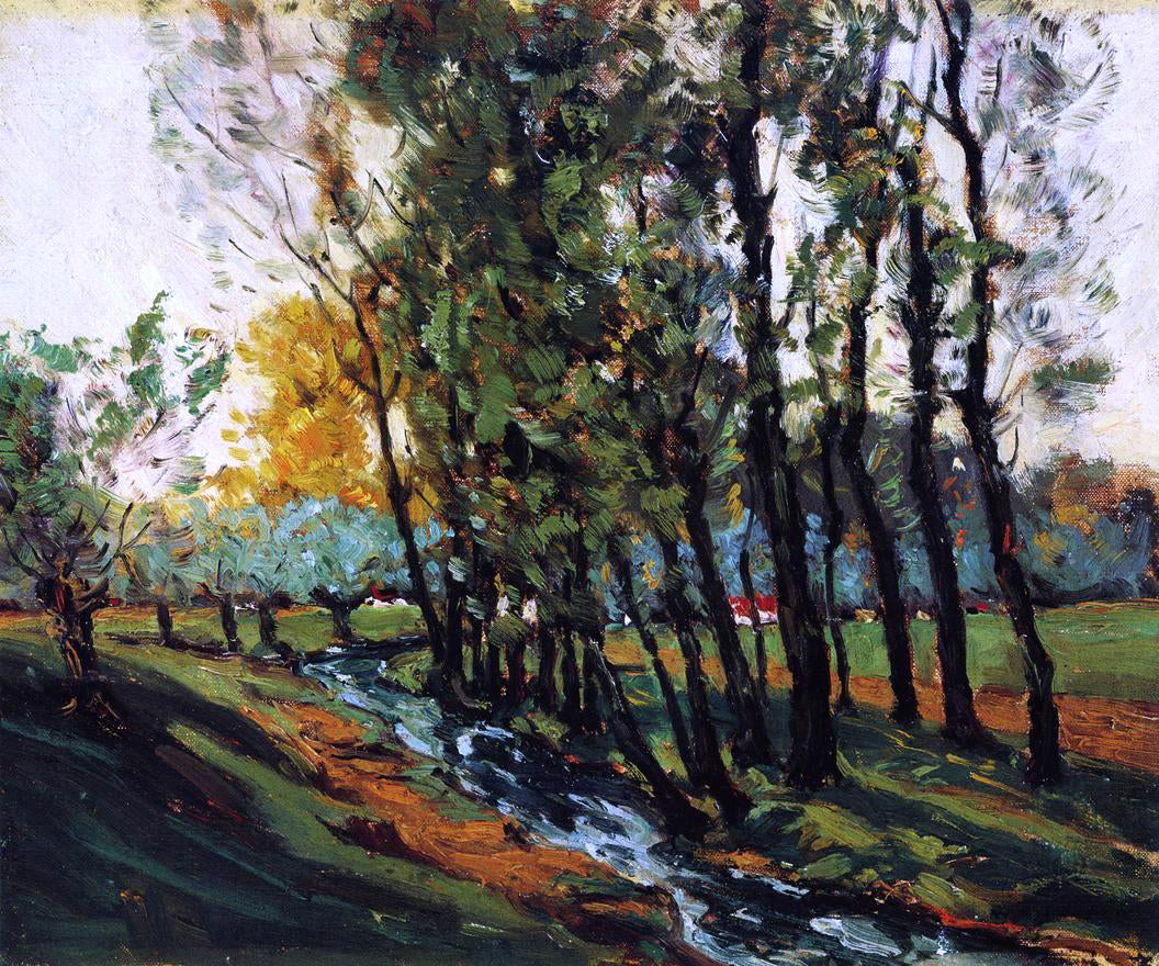William A Harper French Landscape - Canvas Print