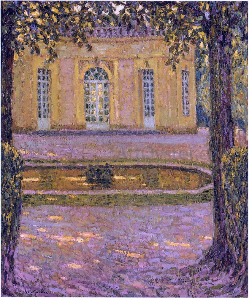 Henri Le Sidaner French Pavillion in Versailles - Canvas Print