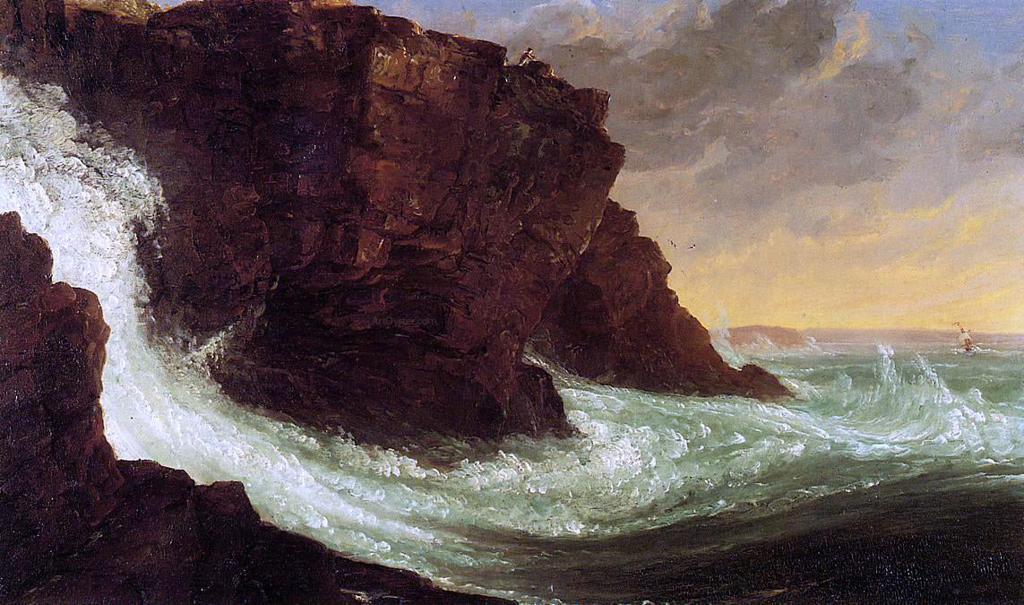 Thomas Cole Frenchman's Bay, Mt. Desert Island - Canvas Print
