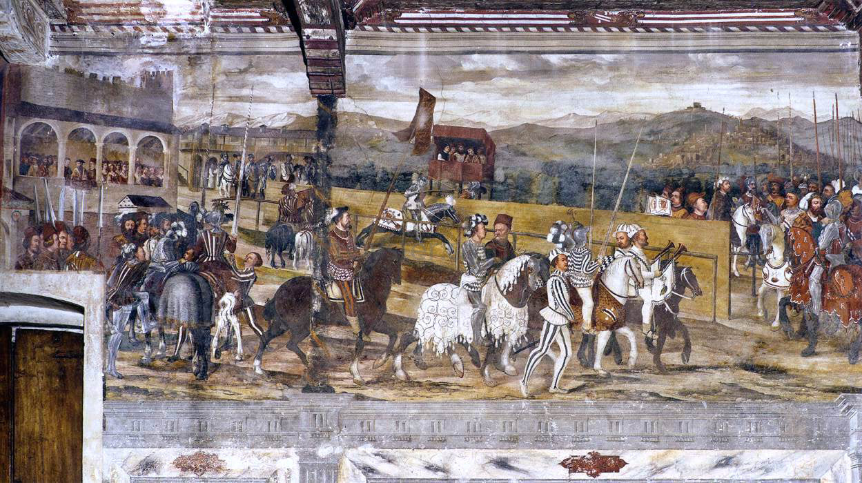 Marcello Fogolino Fresco Cycle (detail) - Canvas Print