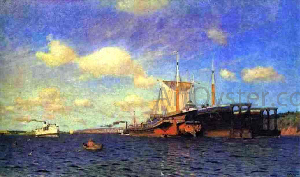 Isaac Ilich Levitan Fresh Wind, Volga - Canvas Print