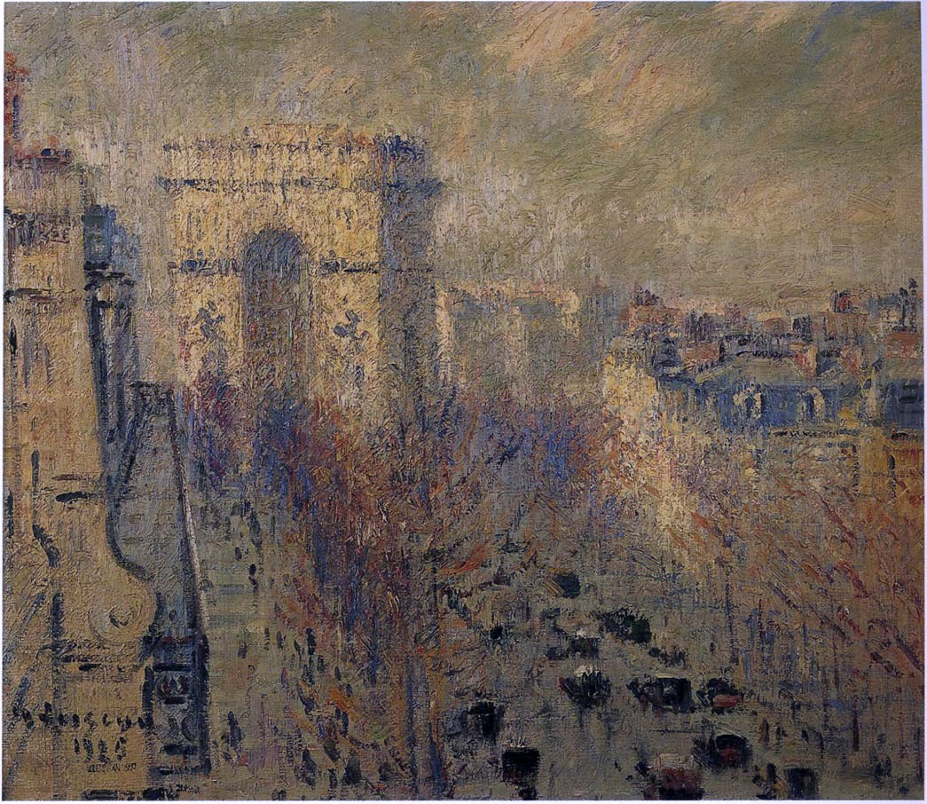 Gustave Loiseau Friedland Avenue - Canvas Print